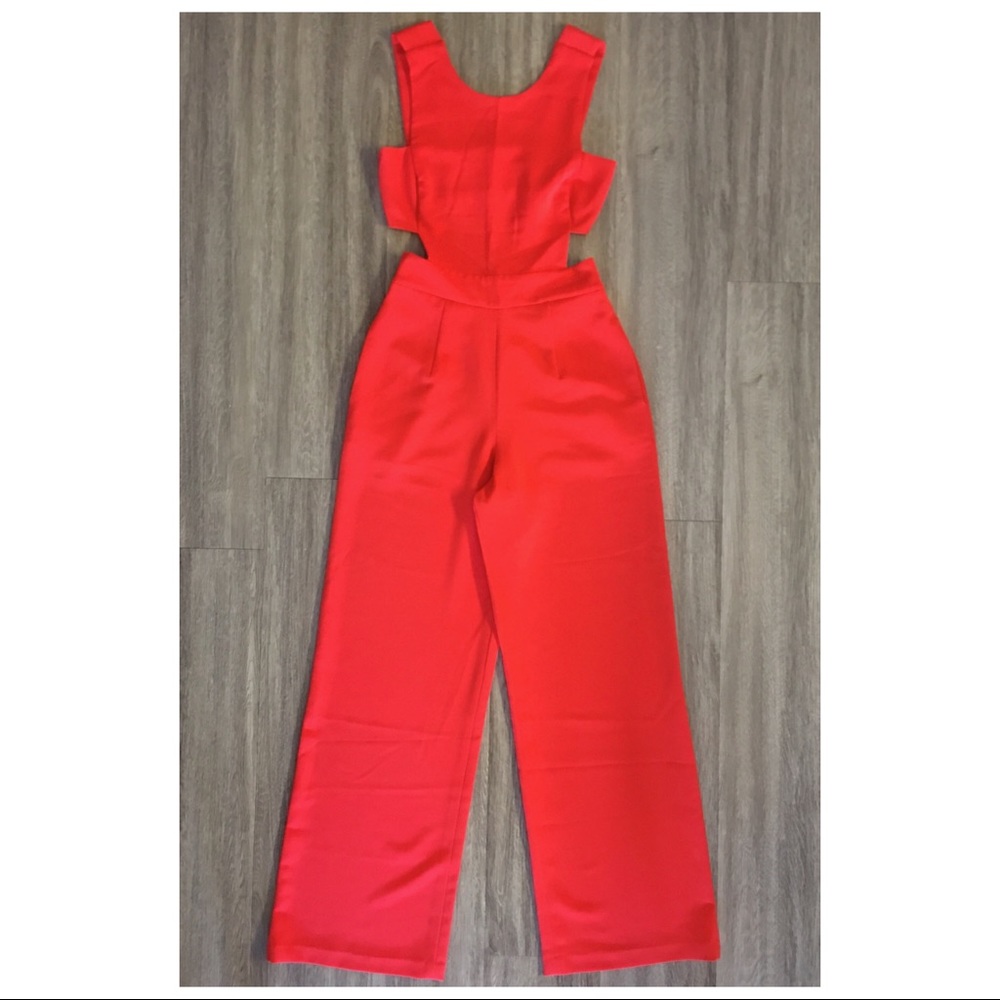 Express Jumpsuit w/ Back Cut-Out